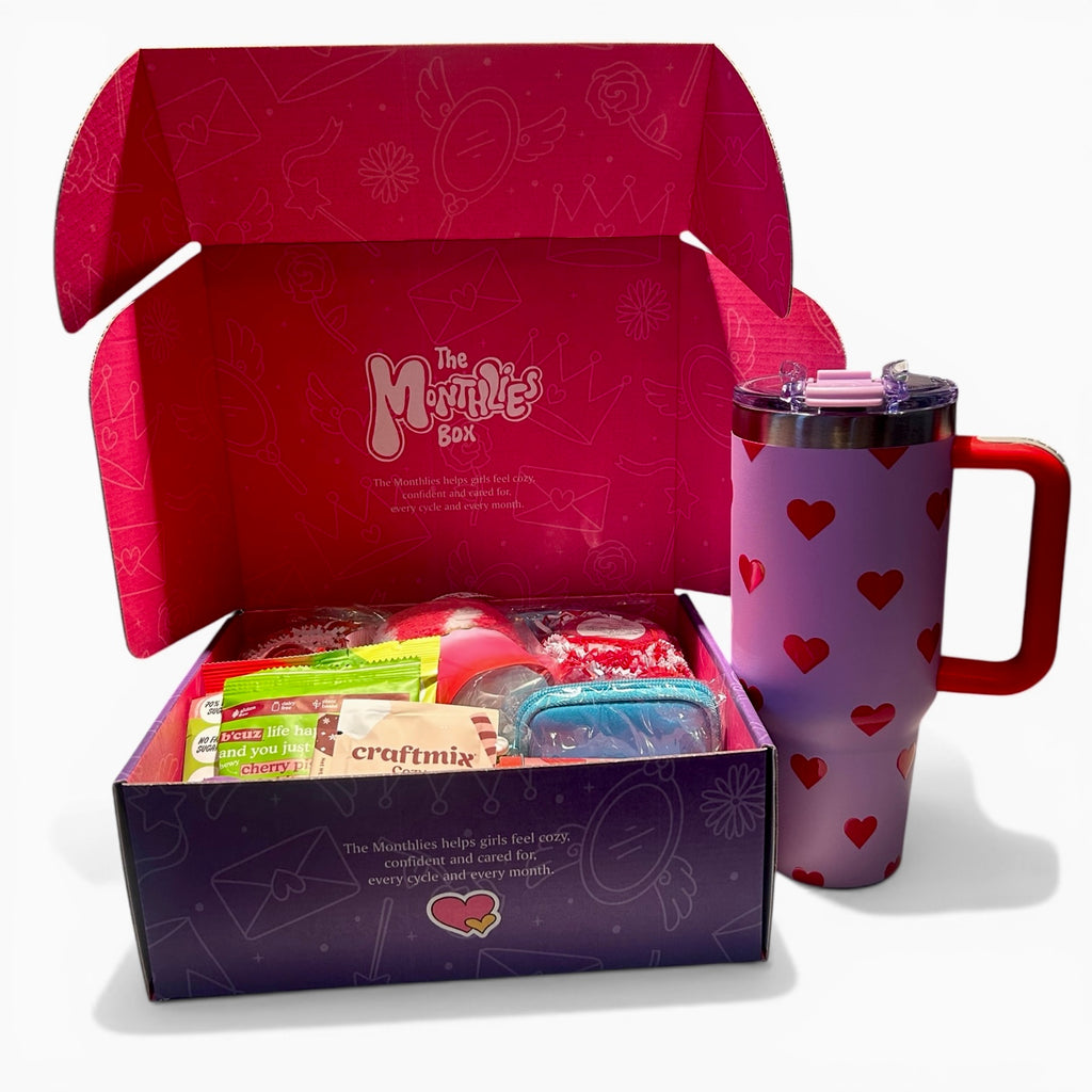 The Monthlies Deluxe Box | Self-Care Experience + 40oz Tumbler