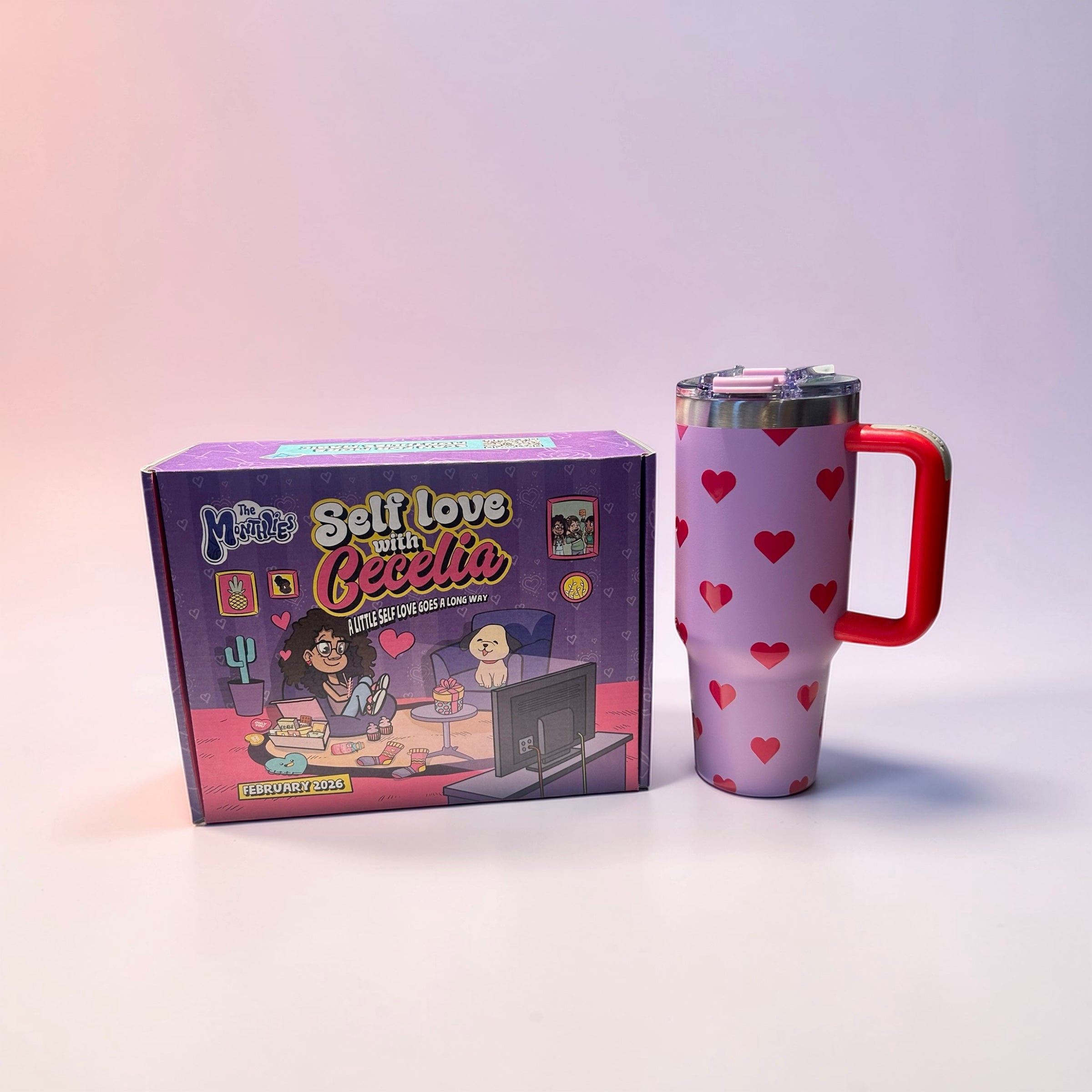 The Monthlies Deluxe Box | Self-Care Experience + 40oz Tumbler