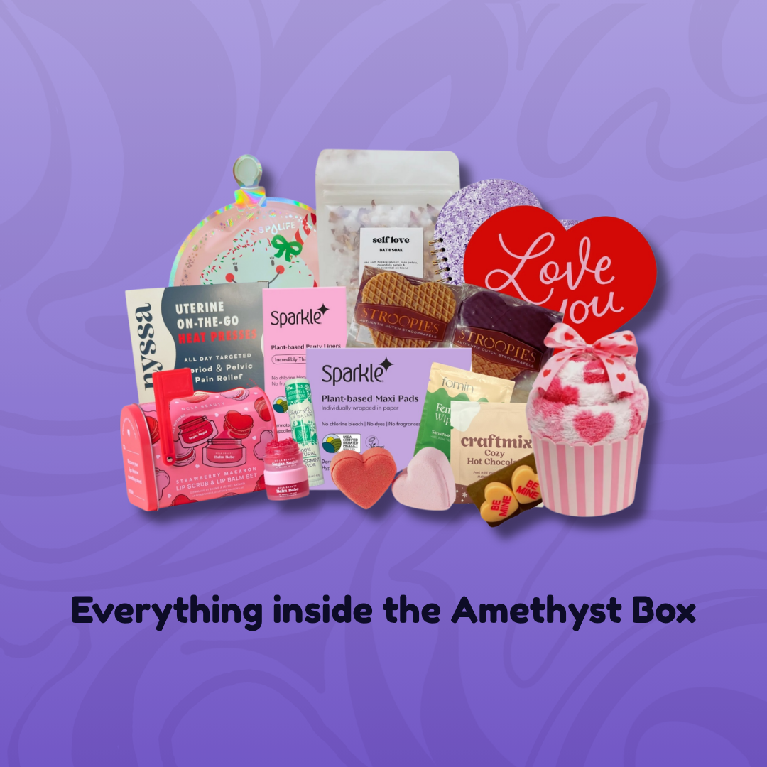 The Monthlies Amethyst Box: First Period Self-Care for Teens