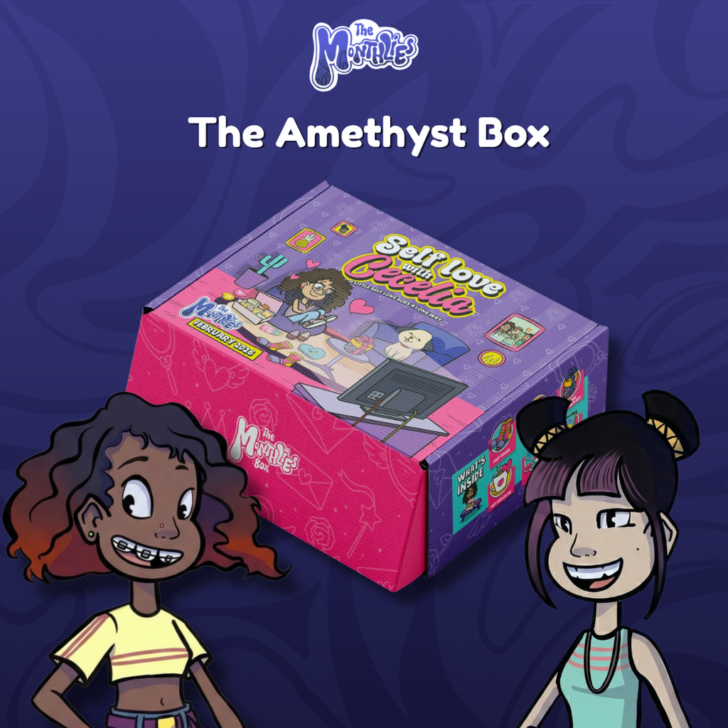 The Monthlies Amethyst Box: First Period Self-Care for Teens